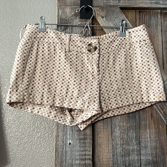 Charlotte Russe Shorts and blazer set With embroidered brown polkadots - Picture 2 of 6